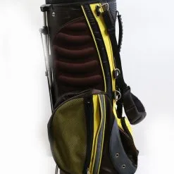 Hippo Black/Yellow Stand Golf Bag 8 Dividers 6 Pockets Shoulder Strap -GOLF BAGS Sales ec0cd8bd 84e6 5adc b5ee f2d55a938bce