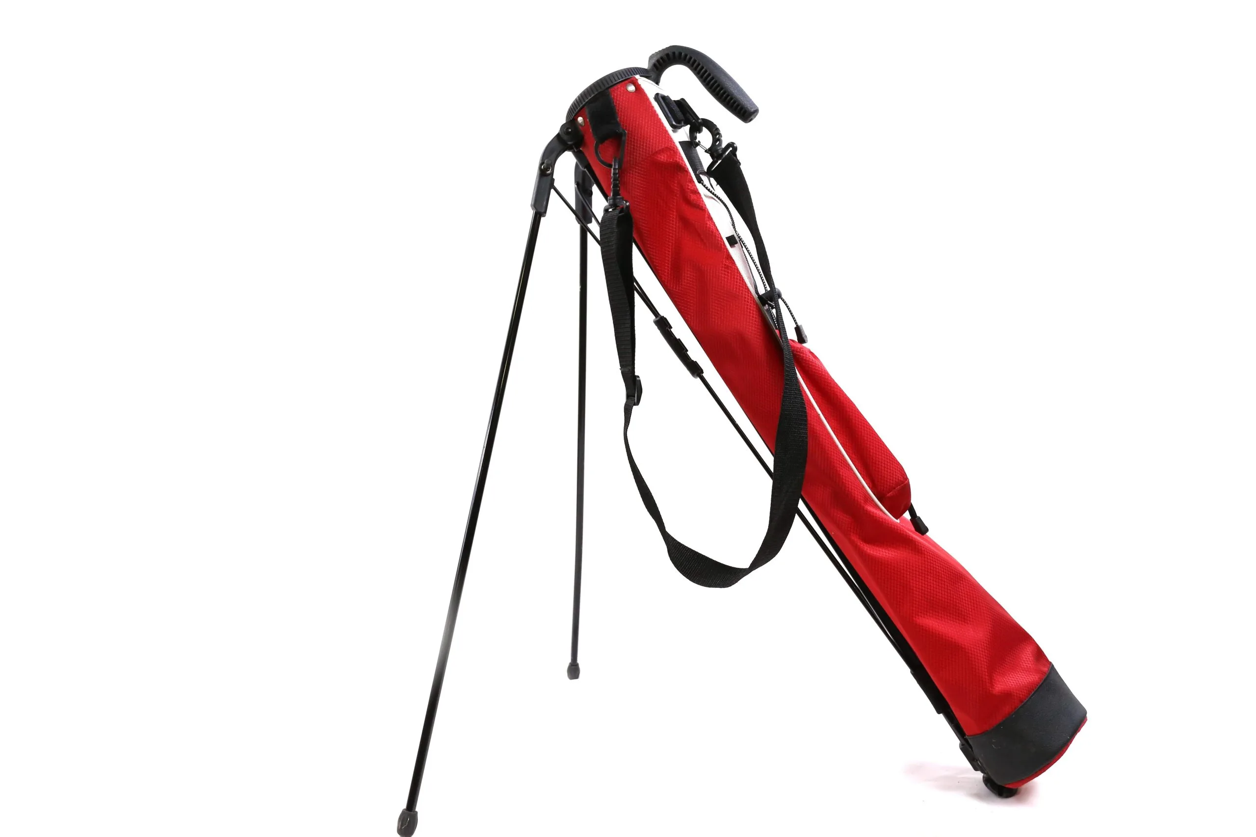 Sun Mountain Orlimar Red/White Pitch And Putt Lightweight Stand Bag 2-Dividers 1-Pocket 4 Sun Mountain Orlimar Red/White Pitch And Putt Lightweight Stand Bag 2-Dividers 1-Pocket - Image 2