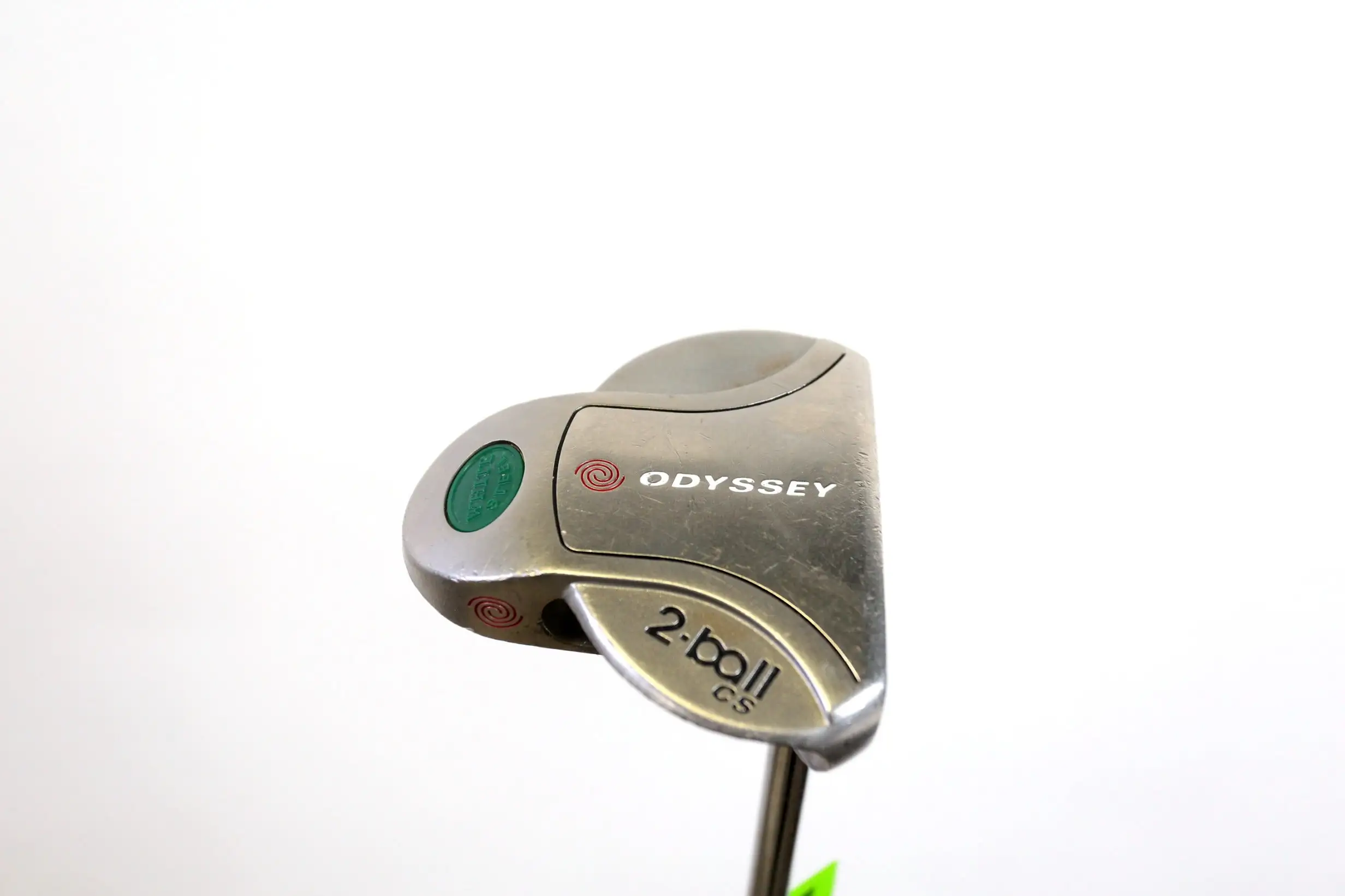 Odyssey White Steel 2-Ball Center Shaft Putter RH 34 In Odyssey Steel Shaft 3 Odyssey White Steel 2-Ball Center Shaft Putter RH 34 In Odyssey Steel Shaft