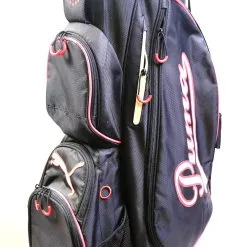 Puma Black/Red Stand Golf Bag 14 Dividers 7 Pockets Shoulder Strap