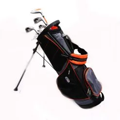 US Kids USKG WT-20u 3W/D, 6, 8, PW, SW, Putter Kids Set 46 In Height RH Stand Bag