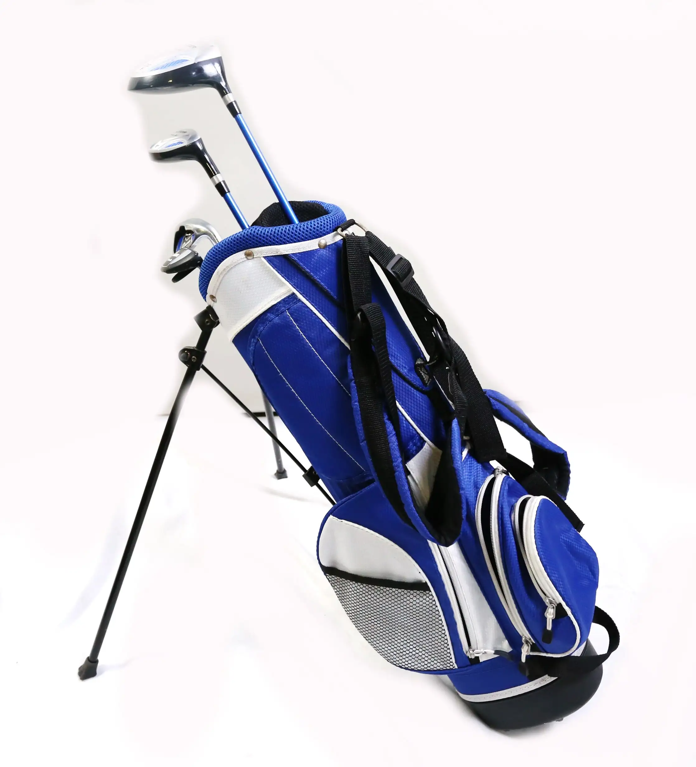 Powerbilt Lil' Slugger 1W, 5H, PW, Putter Kids Set RH 46 In Height Youth Flex 3 Powerbilt Lil' Slugger 1W, 5H, PW, Putter Kids Set RH 46 In Height Youth Flex