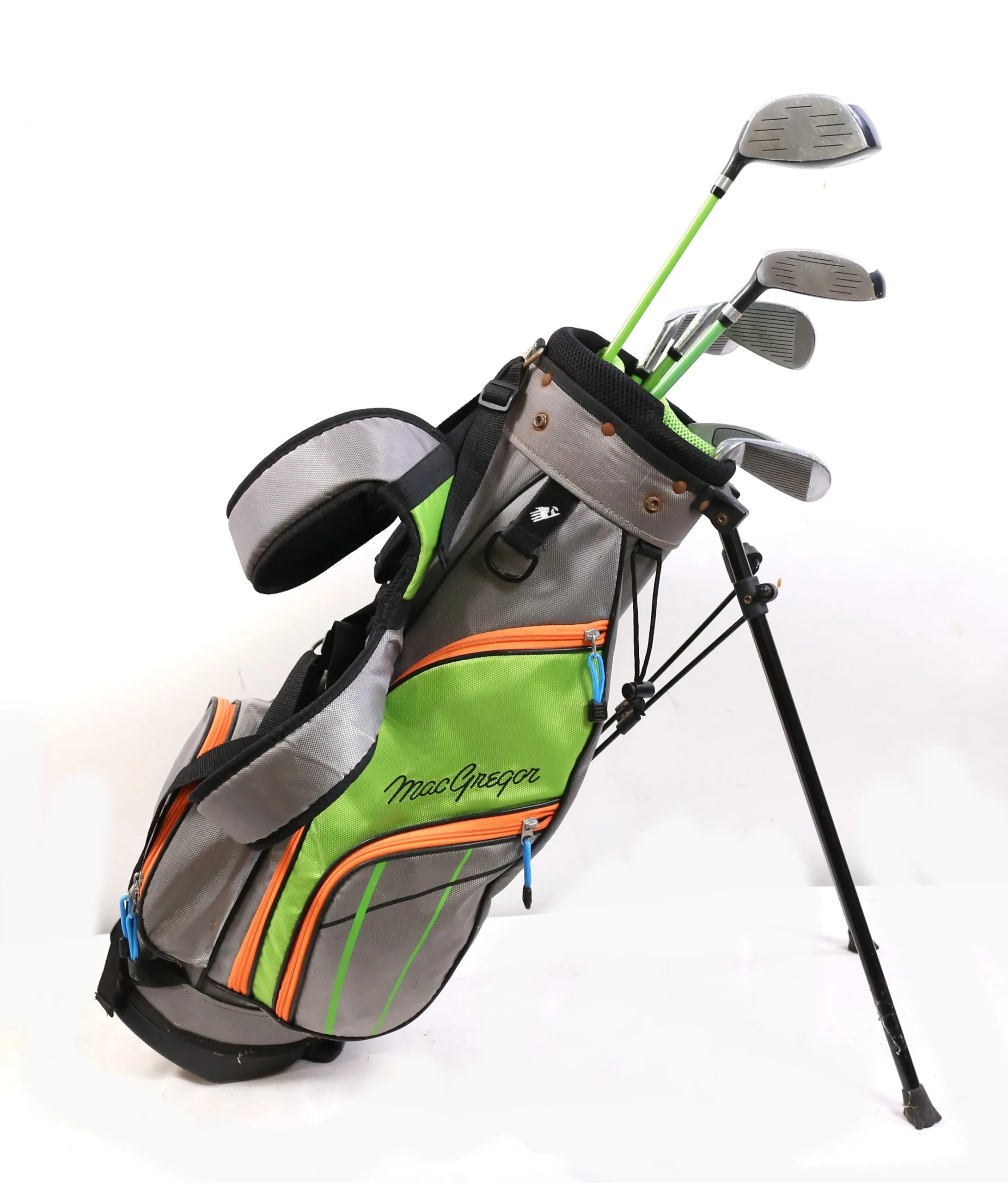 MacGregor MT JR 1W, 4H, 5, 7 W, Putter RH Kids Club Set W/ Bag 4 MacGregor MT JR 1W, 4H, 5, 7 W, Putter RH Kids Club Set W/ Bag - Image 2