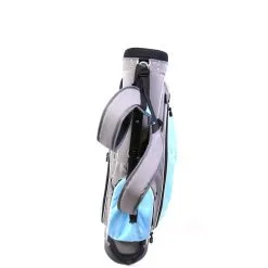 GOLF BAGS Sales 45 Acuity Blue/Gray Stand Bag 4-Divider 4-Pocket Shoulder Strap