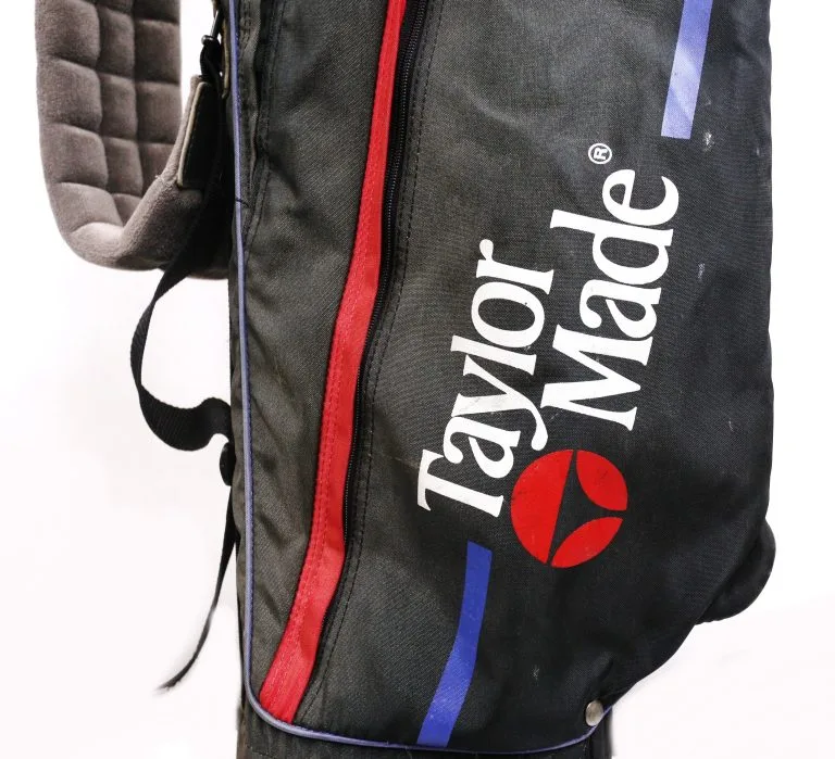 TaylorMade Carry Golf Bag 4 Dividers 4 Pockets Shoulder Strap Black/Red/Blue 9 TaylorMade Carry Golf Bag 4 Dividers 4 Pockets Shoulder Strap Black/Red/Blue - Image 7